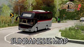 Bus Primajasa Body Avante HDD Lewati Tanjakan Gentong | Sundanese Map ETS 2