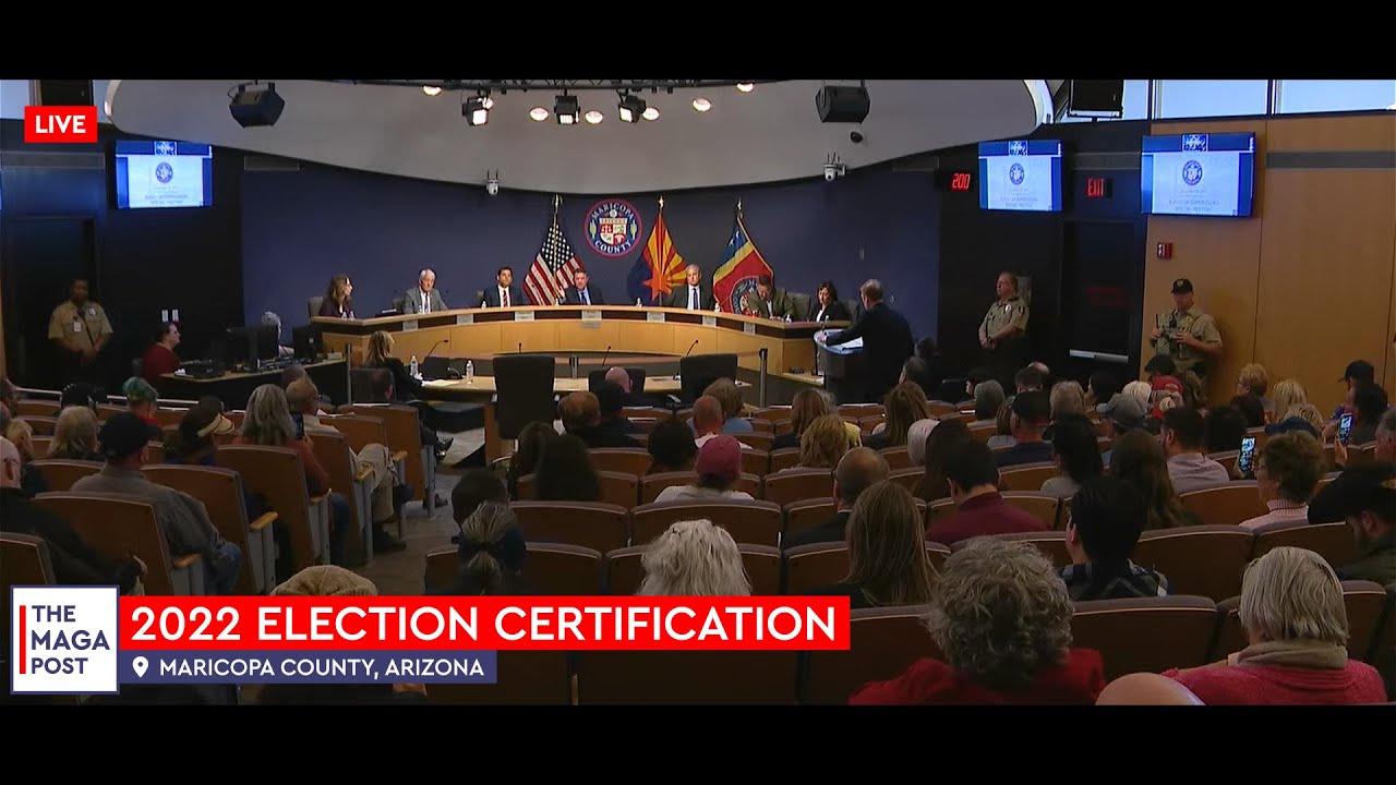 Arizona Maricopa County Board to Decide Whether to Certify 2022