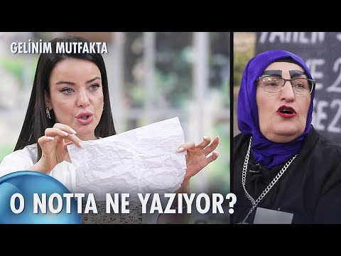 Gizemli tehdit notu herkesi birbirine düşürdü! | Gelinim Mutfakta 1334. Bölüm