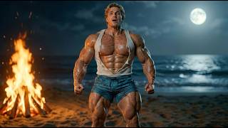 One Pill at the Beach Party Muscle Growth Animation Story