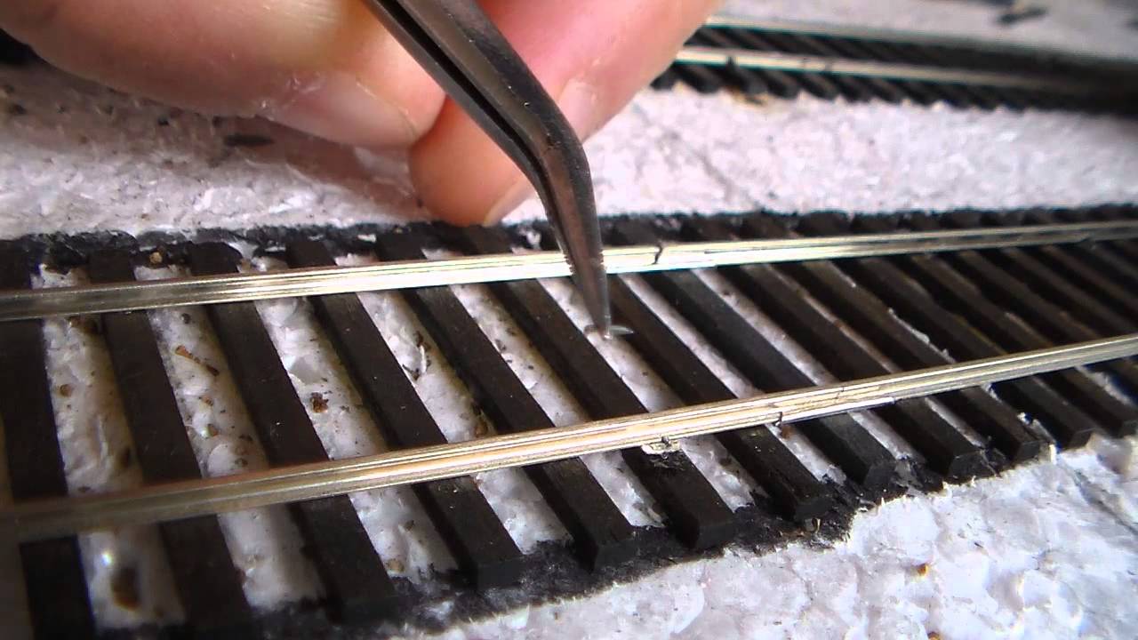 Installing a Proto87 Tie Plate with Scale Spikes YouTube