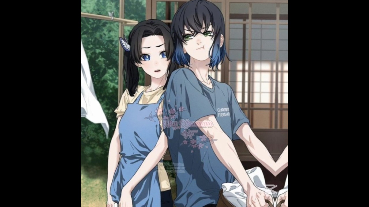 No ay peor pareja que nosotros dos 💙#inosuke #aoikanzaki #demonslayer #kimetsunoyaiba
