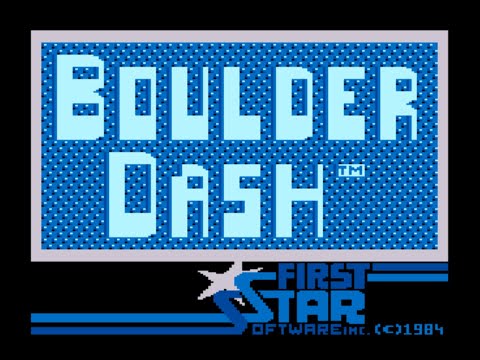 ❤Прохождение u0022Boulder dashu0022❤Atari 8-bit. Игра на логику! FULL PLAY! By Peter Liepa, 1984,First Star.