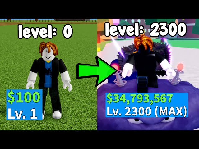 Noob To Max Lvl 1-2300 using SHADOW Fruit in Bloxfruits