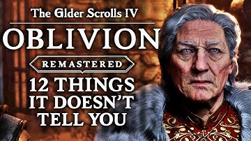 The Elder Scrolls 4 Oblivion Remastered - 12 Things I Wish I Knew Before Playing