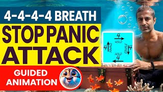 Box Breathing to calm your emotions and manage panic attack | Nervous system regulation