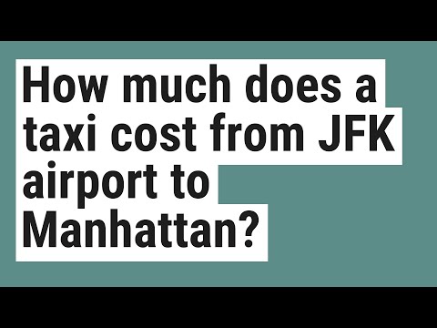 Videó: Mennyibe kerül az uber JFK és Manhattan között?