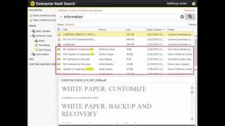 Enterprise Vault 11.0.1- Searching in multiple archives or folders wit... screenshot 2