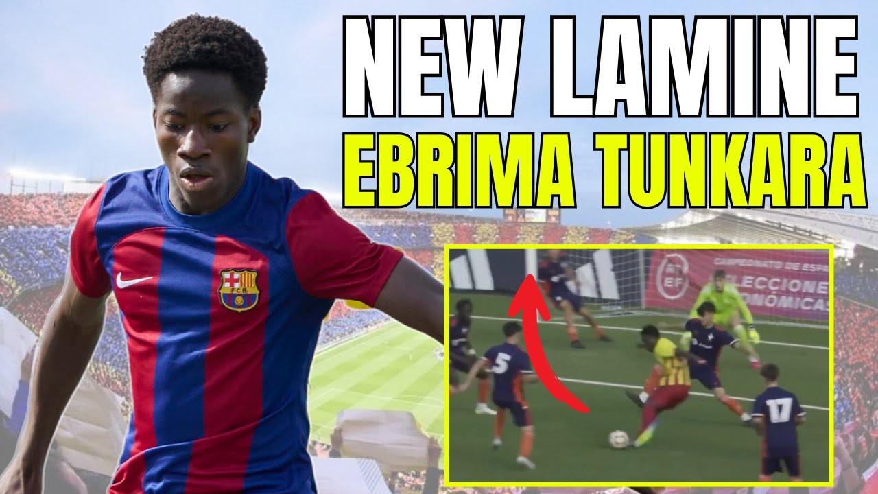 Meet the 15-Year-Old LAMINE from La Masia EBRIMA TUNKARA