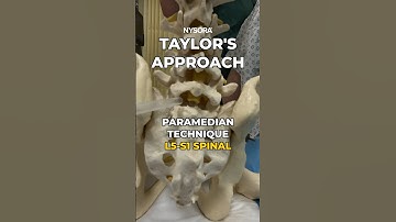 Paramedial Spinal #spinal #anesthesia #needle #paramedian