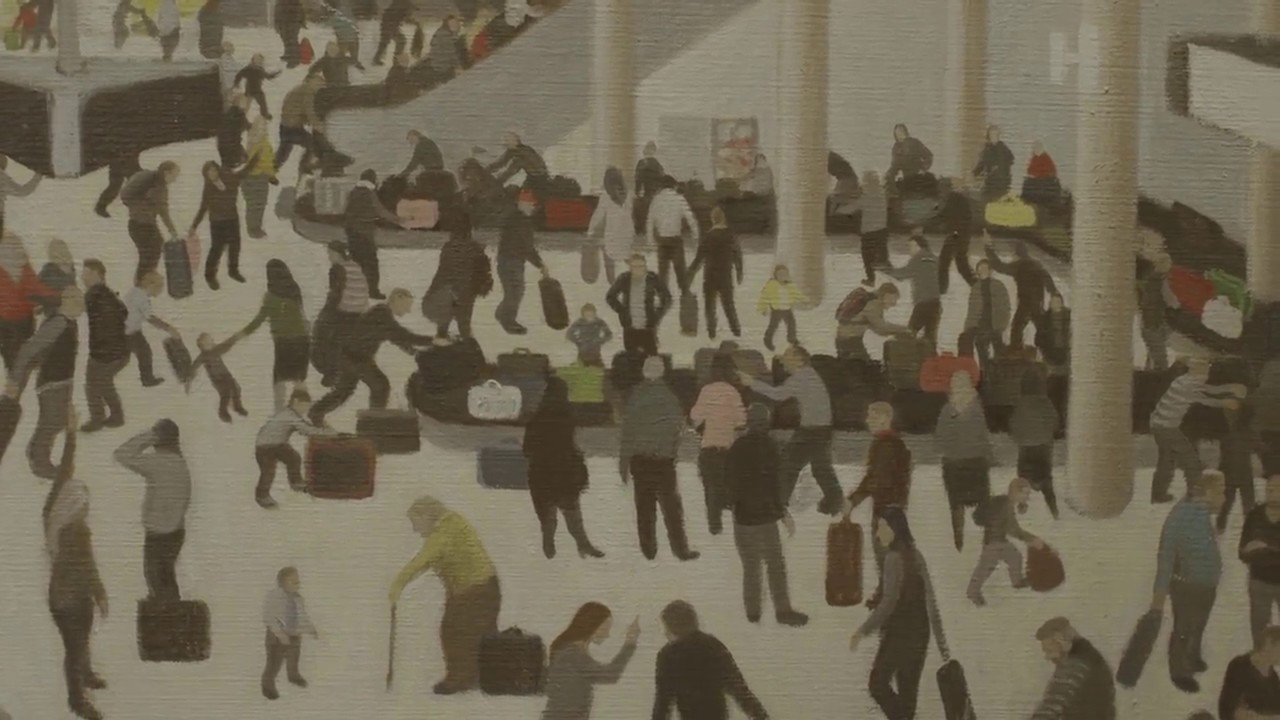 Robert Brownhall - Brisbane Airport's first 'Artist in Residence' - 2015 - 2016