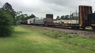 UP 3096 Brand New SD70ACE-T4 With SD70M Power Leads Manifest Magnolia,Tx