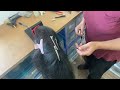 Install of Keratin hair extensions on horses tail