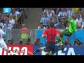 Manuel peter neuer superman kick at fifa 2014 worldcup germany 1  0 argentina
