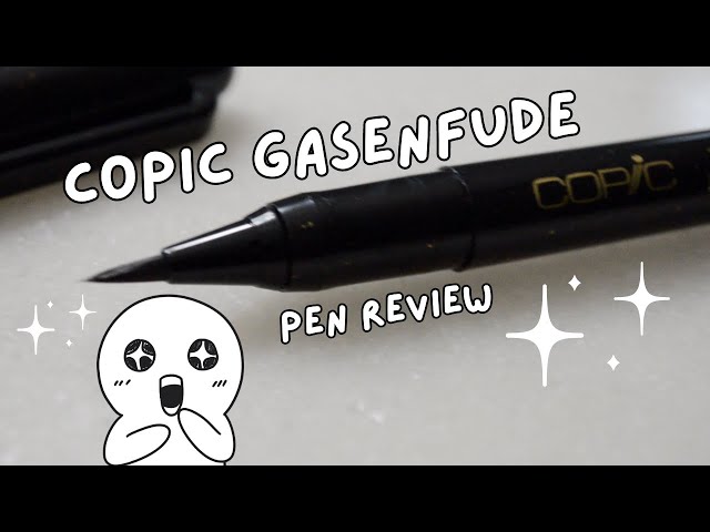 Copic Gasenfude Brush Tip Pen - Black