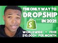 [FREE COURSE] How to Start Shopify Dropshipping in 2021 With No Money From Scratch