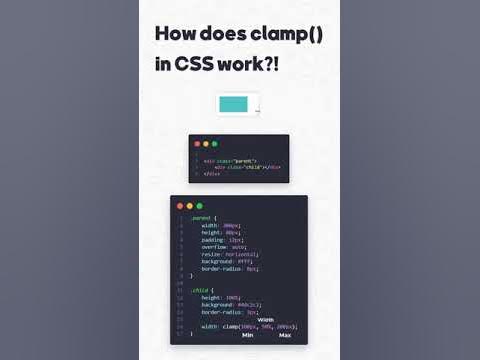 how does clamp function worki in css - YouTube