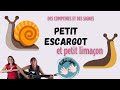 Petit escargot et petit limaon  comptine pour enfants des comptines et des signes