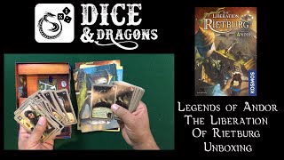 Dice and Dragons - Legends of Andor: The Liberation of Rietburg Unboxing