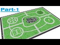 Park plan layout with playground and illustration of maze autocad designing part1  qasimcad