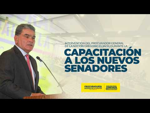 Intervención Procurador en la inducción a los nuevos senadores