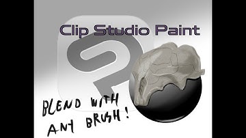Clip Studio Paint: How to use any brush for blending!