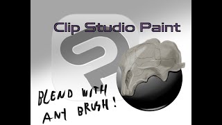 Clip Studio Paint: How to use any brush for blending! screenshot 5