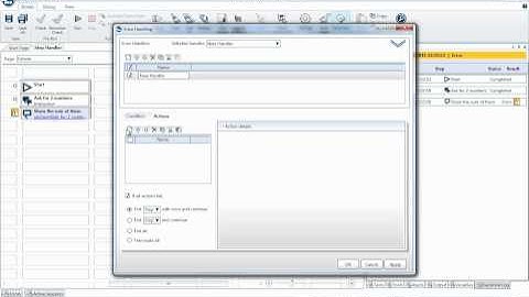 Setting a new error handler for a step