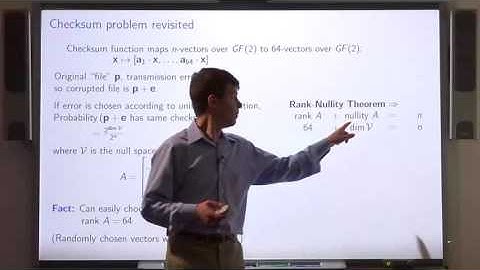 [Coding the Matrix] Week 5 - Lec5