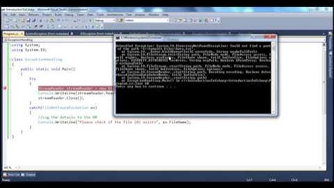 Part 40 C# Tutorial Exception Handling in C#   YouTube