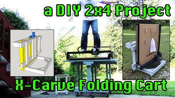 How to Make a Folding Portable X-Carve Table From 2x4 (DIY5)