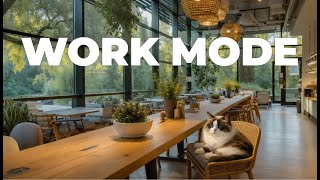 Calm Background ☕ Work Mode Ambience | Deep Focus, Study, Productivity & Stress Relief (No Vocals)