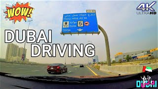 4K DUBAI DRIVING | DOHA ROAD TO JAFZA ONE