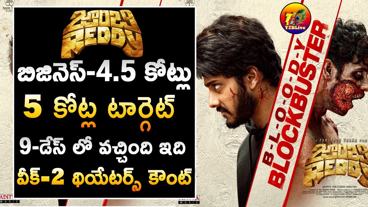 Zombie Reddy 9 Days Total Collections| Zombie Reddy 2nd Week Theaters Count| T2BLive