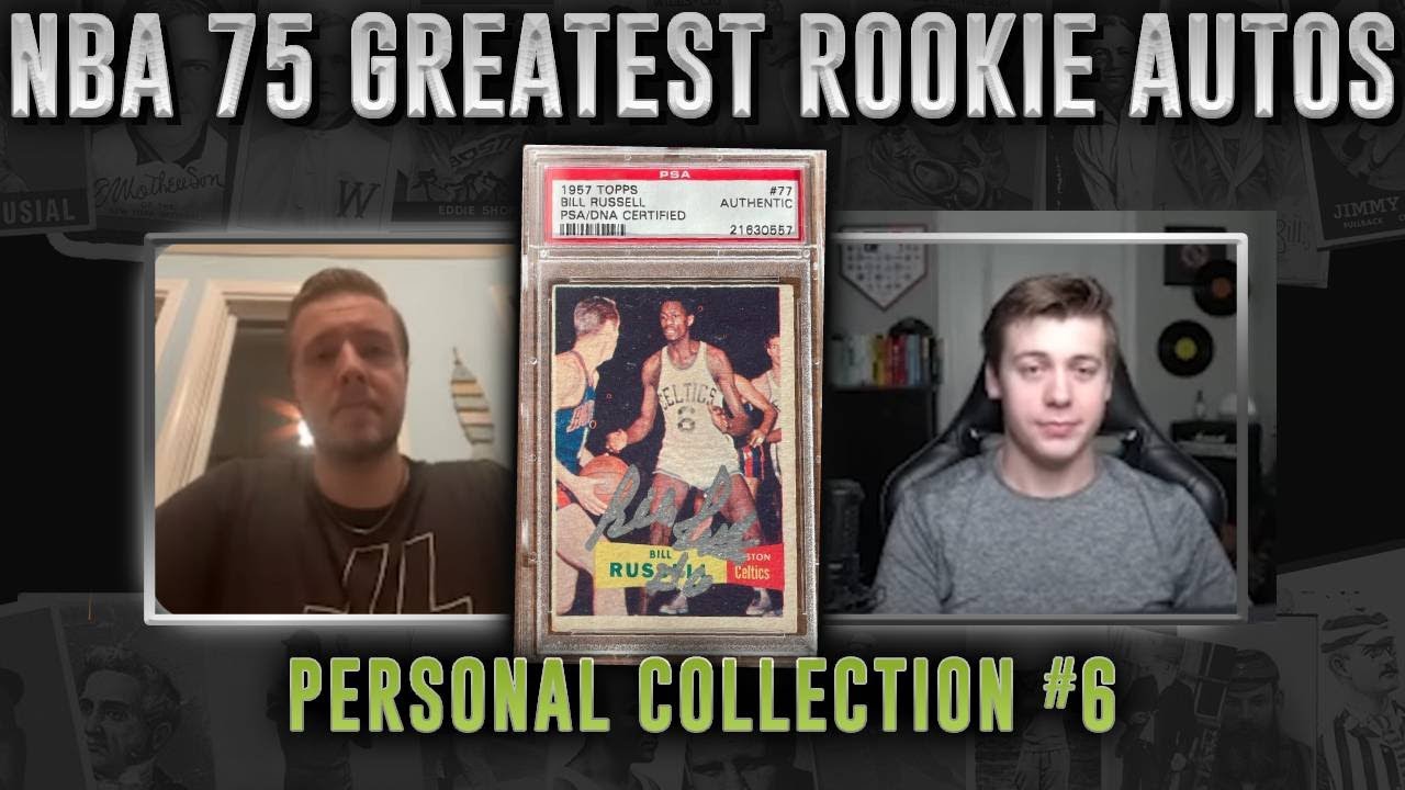 NBA 75 Greatest Rookie Autos - Personal Card Collection #6 - YouTube
