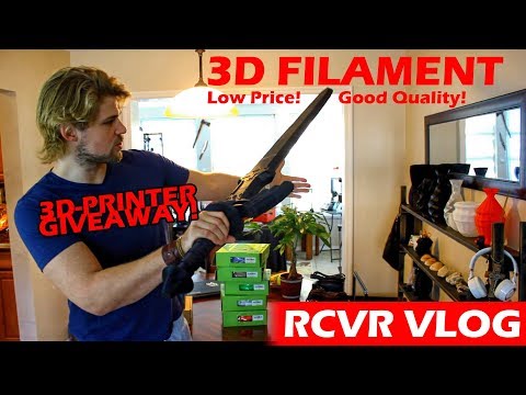 Which Filament is BEST?! | 3D-Printing Vlog Projects & Giveaway