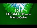 LG QNED 8K MiniLED with Macro Color and HDR at 60fps