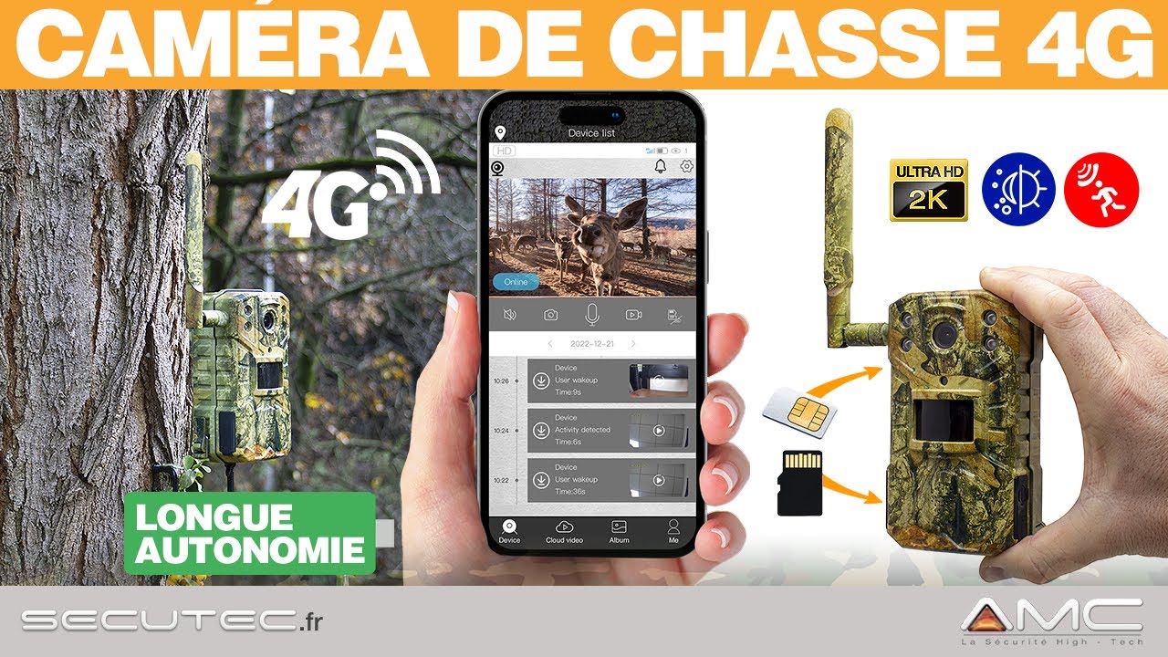Caméra de chasse GSM 4G - Europe-connection