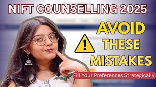 Don’t Fill Your NIFT Preferences List Before Watching This! ⚠️🚨 Nift Preference List 2026 Explained What Should Be The Best Order Don T Make This Mistake
