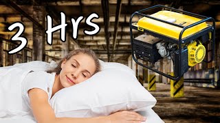 ⚠️Fall Asleep Fast⚠️ Generator Sound w/ Construction Site Ambience | White Noise | 3 Hours | 💤ASMR 😴