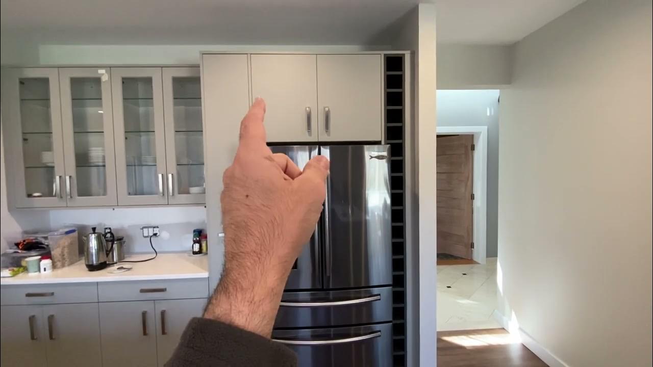 Kitchen Renovation Samsung Refrigerator Bulging Issue YouTube
