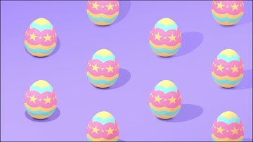 Happy Easter Background Loop - Easter Egg Loop - Pastel Colors