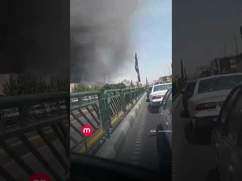 آتش سوزی در خیابان دماوند