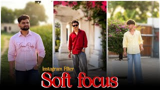 Soft Focus Instagram Filter AI Photo Editing Tutorial 🌟