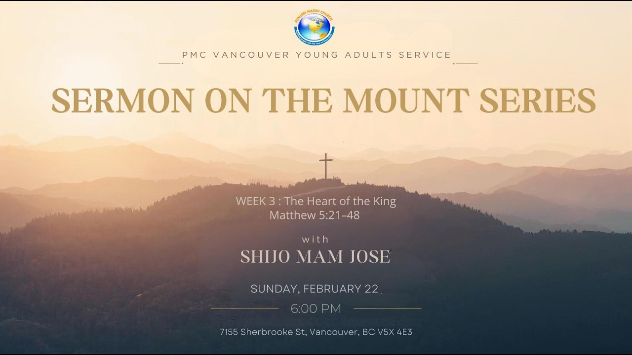 YOUNG ADULTS SUNDAY SERVICE | FEBRUARY 22 2026 | Punjabi Masihi Church Vancouver