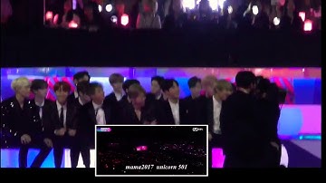 [MAMA 2017] BTS reaction to Bolbbalgan4
