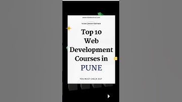 Top 10 Web Development Courses in Pune | Web Development Course #shorts #webdevelopmentcourse