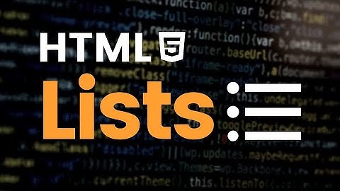 Learn HTML lists in 4 minutes 📋