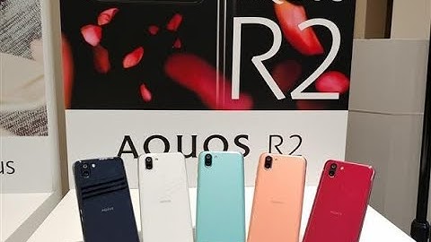 new video how to software update sharp aquos r2 android 8 to android 9 F9