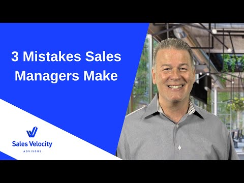 3 Mistakes Sales